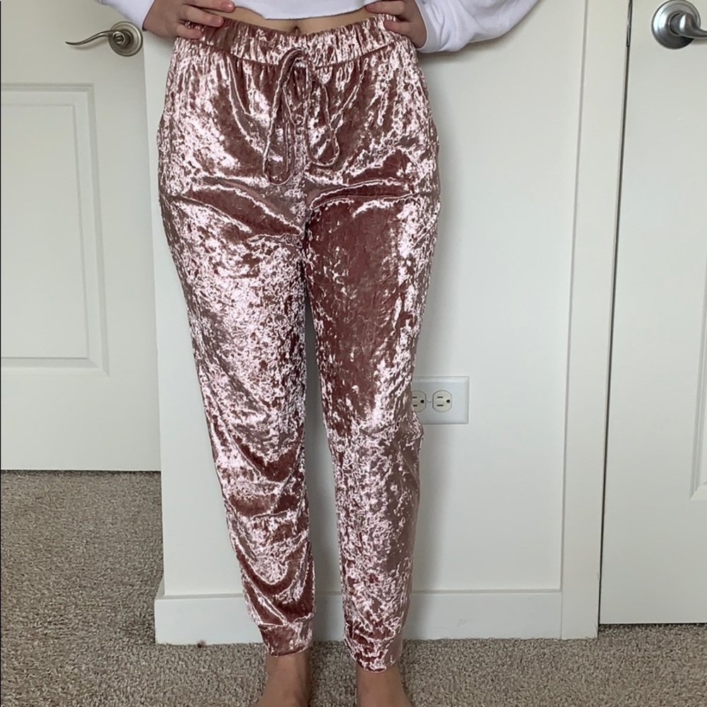 Pink joggers